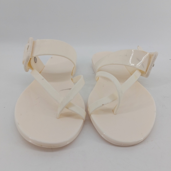 Veronica Beard Salva Jelly Strappy Flip Flop Flat Sandals White US 8 - Picture 3 of 8